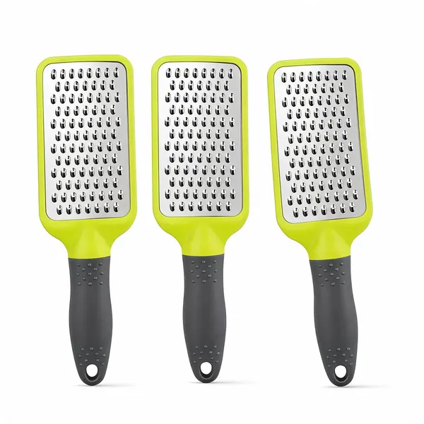 Silver_Stainless_Steel_Non_Slip_Handle_Fine_Grater_Zester_Pack_Of_3