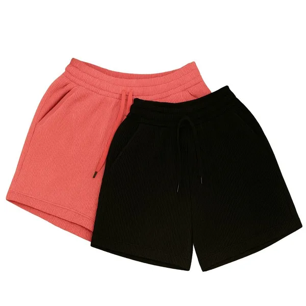 Women_S_Ribbed_Cotton_Shorts