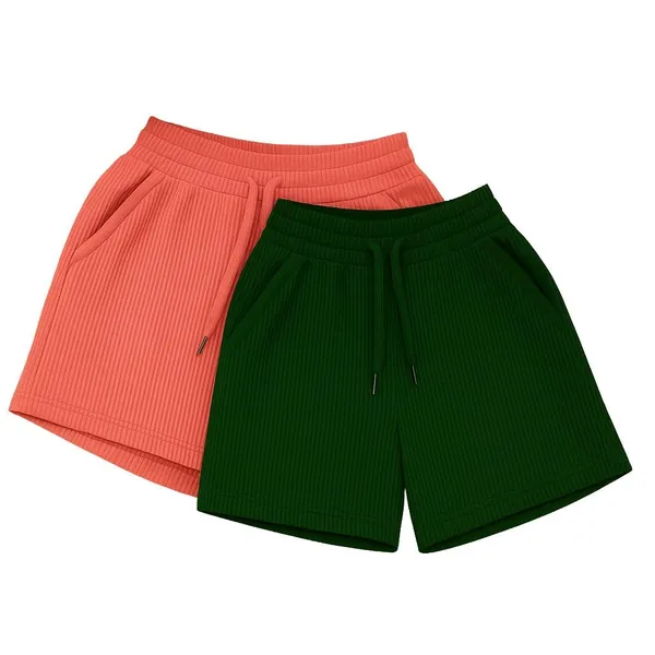 Women_S_Ribbed_Cotton_Shorts