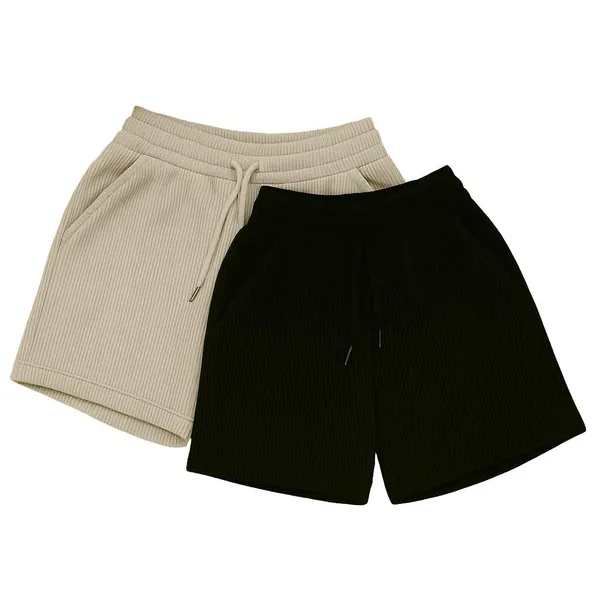 Women_S_Ribbed_Cotton_Shorts