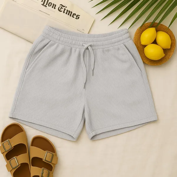 Women_S_Ribbed_Cotton_Shorts