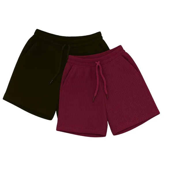 Women_S_Ribbed_Cotton_Shorts