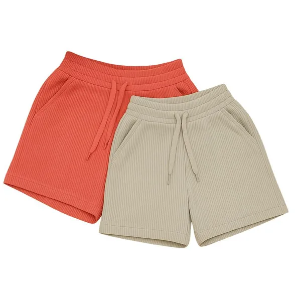 Women_S_Ribbed_Cotton_Shorts