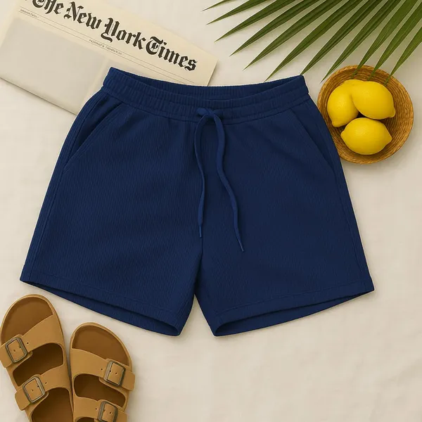 Women_S_Ribbed_Cotton_Shorts