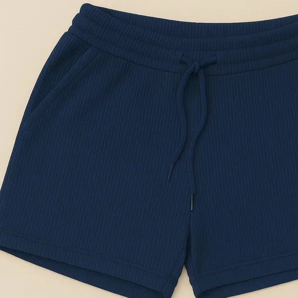 Women_S_Ribbed_Cotton_Shorts