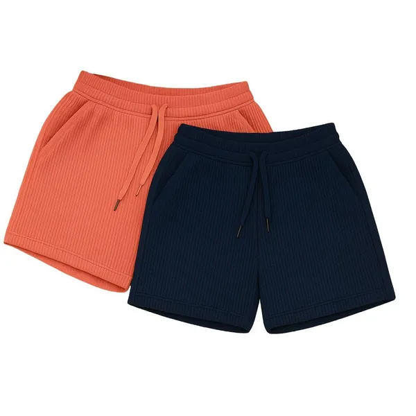 Women_S_Ribbed_Cotton_Shorts