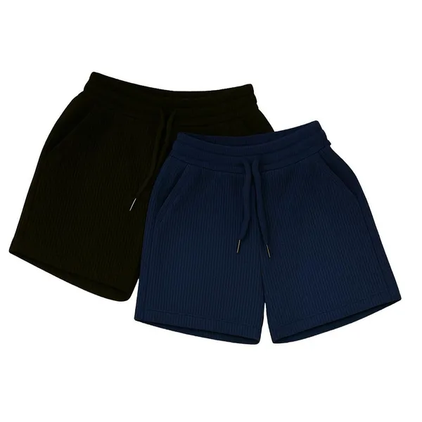 Women_S_Ribbed_Cotton_Shorts