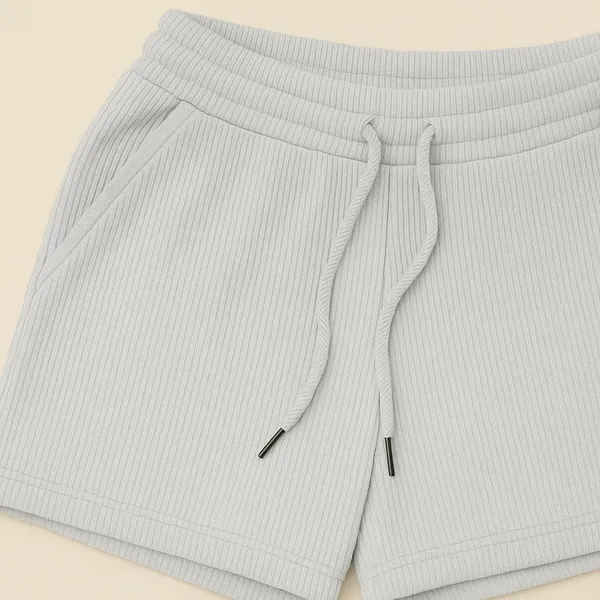 Women_S_Ribbed_Cotton_Shorts