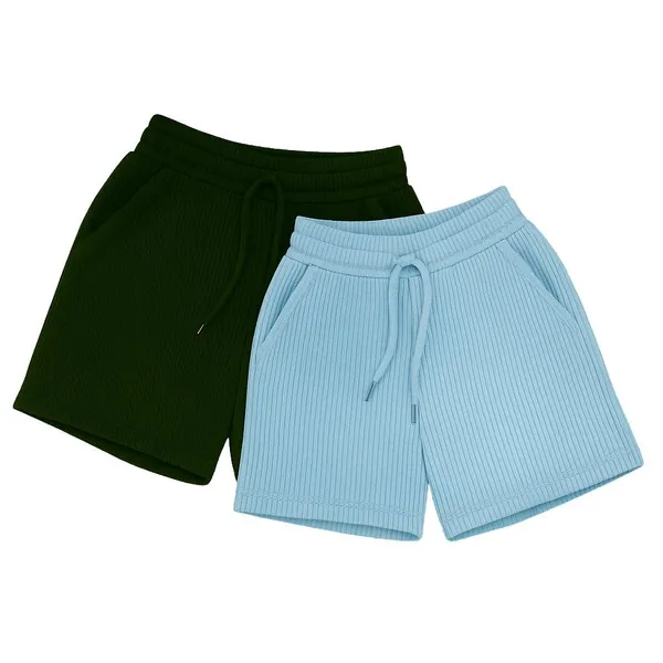 Women_S_Ribbed_Cotton_Shorts