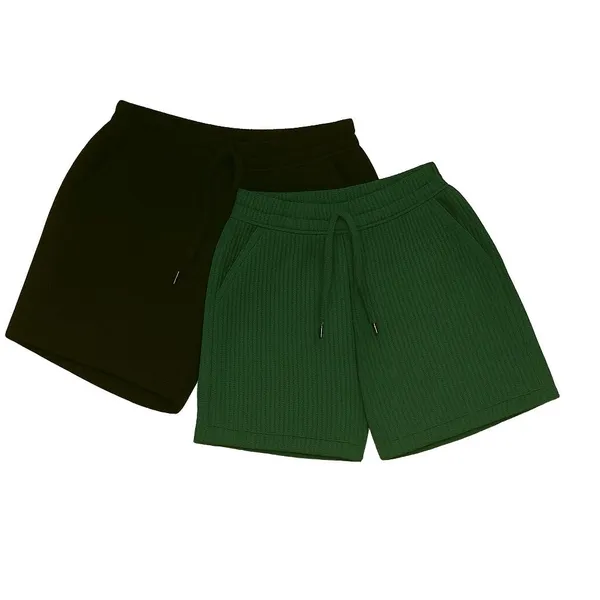 Women_S_Ribbed_Cotton_Shorts