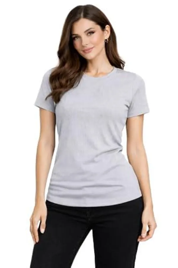 Women_S_Cotton_Ribbed_T_Shirt