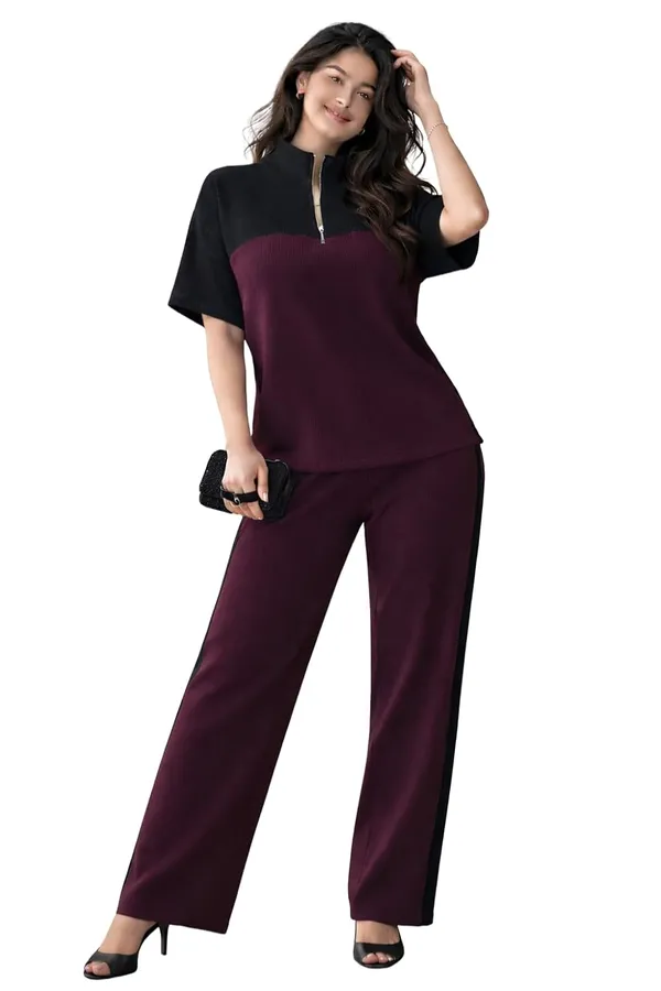 Women_S_Ribbed_Lounge_Set_With_Top_And_Wide_Leg_Pants