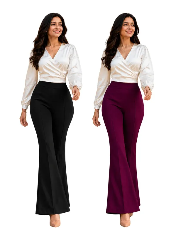 Women_S_High_Waist_Flared_Pants
