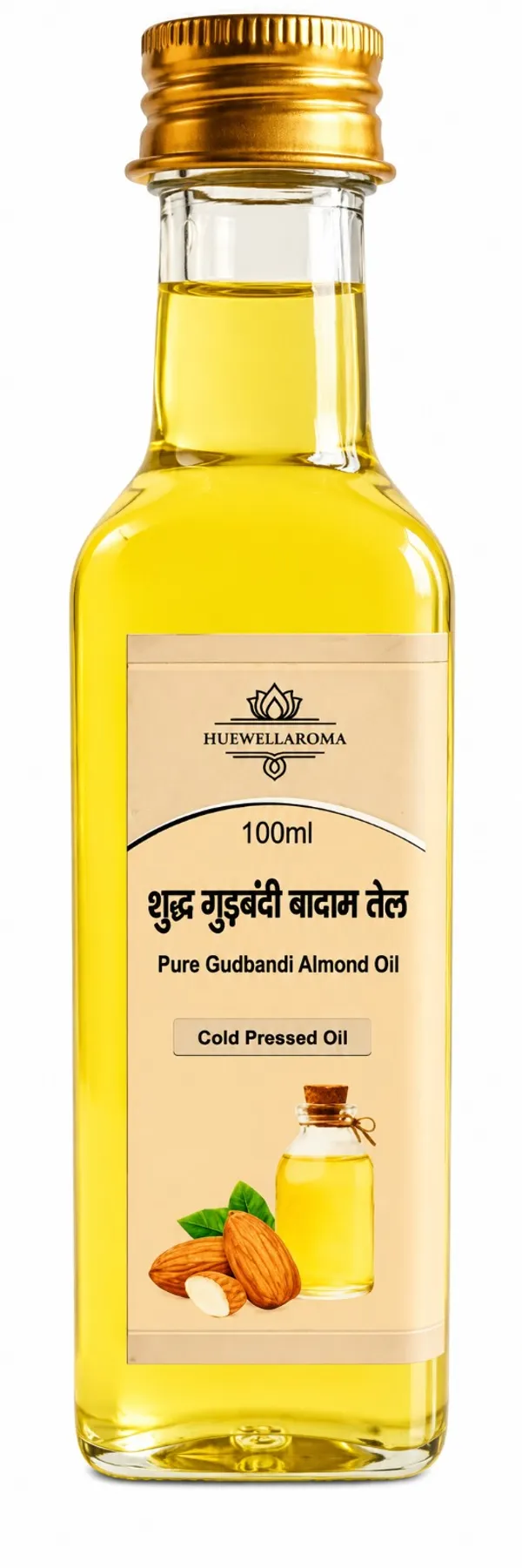 Huewellaroma_Gudbandi_Almond_Oil_100ml
