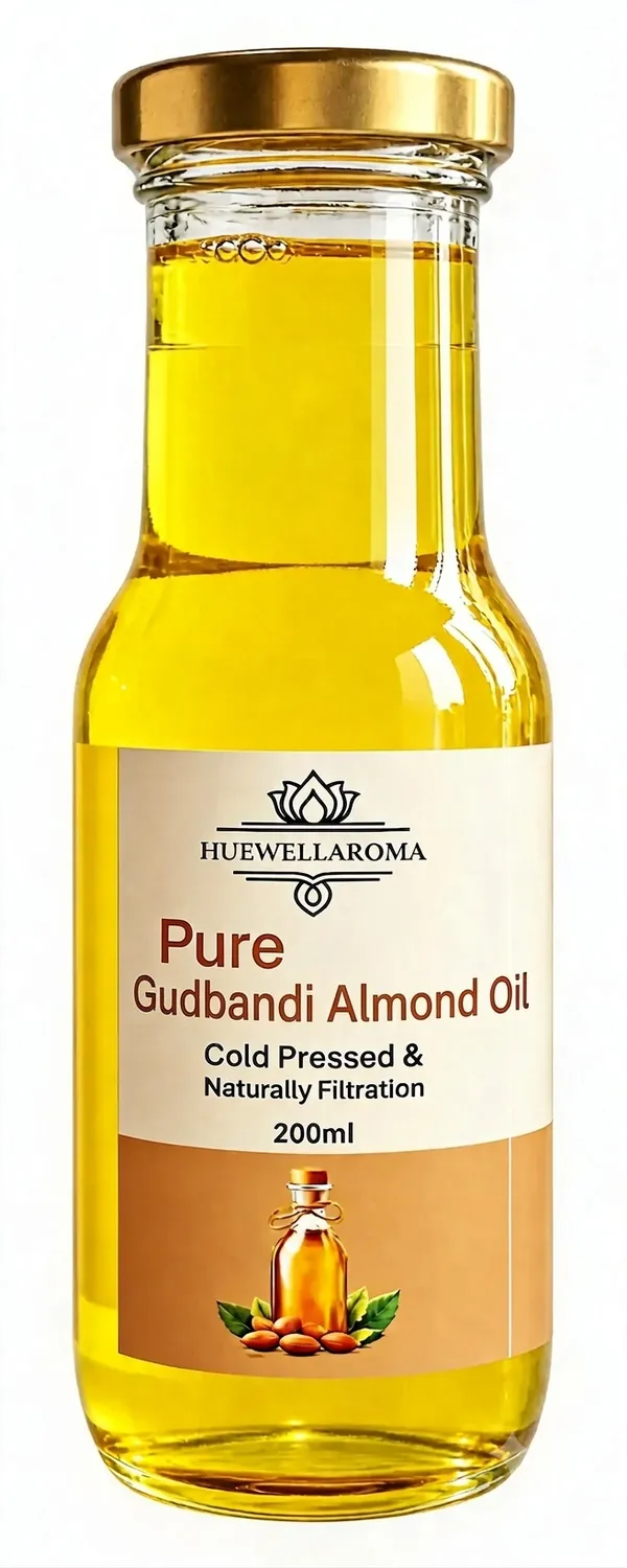 Huewellaroma_Pure_Gudbandi_Almond_Oil_200_Ml