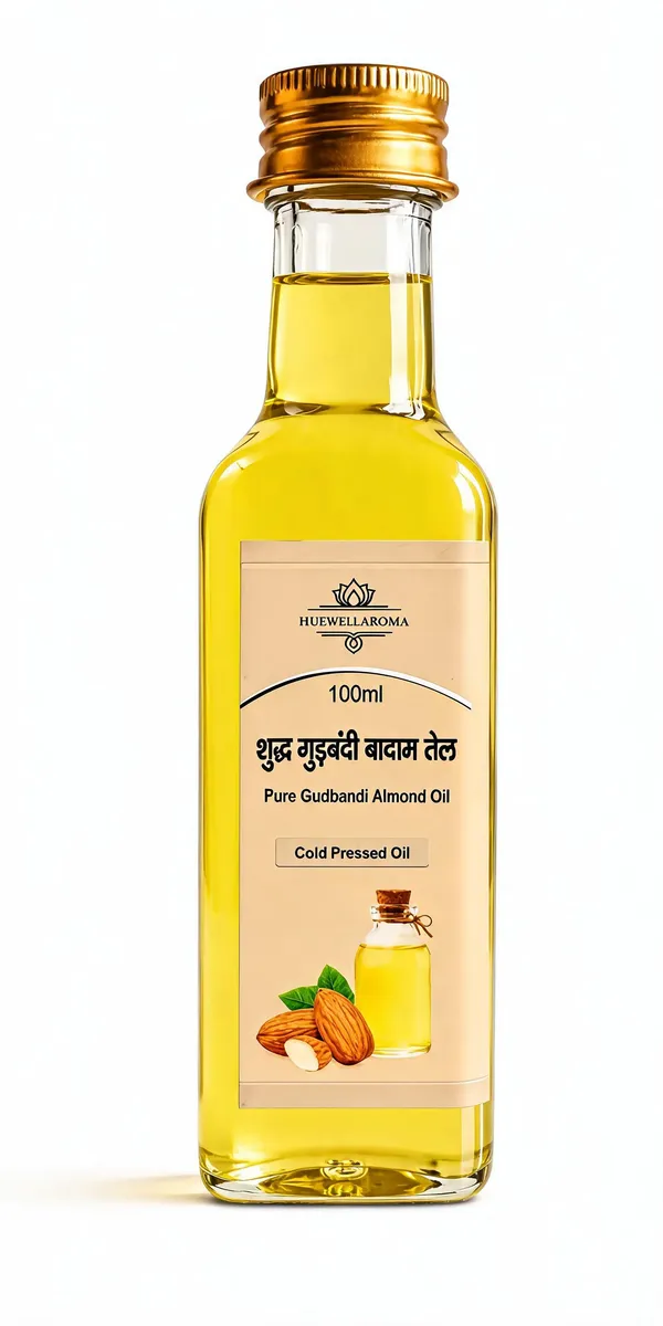 Huewellaroma_Gudbandi_Almond_Oil_100ml