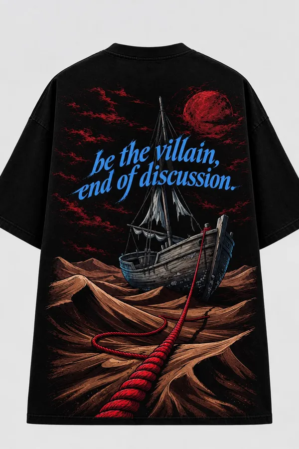 Black_Cotton_Oversized_Graphic_Print_T-Shirt_For_Unisex