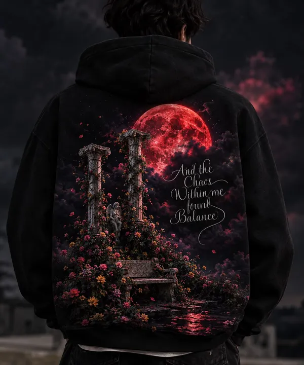 Red_Cotton_Relaxed_Fit_Floral_Graphic_Hoodie_For_Unisex