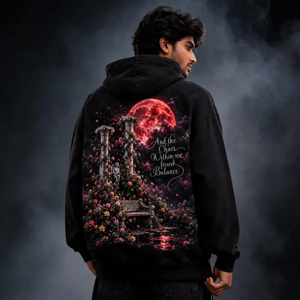 Red_Cotton_Relaxed_Fit_Floral_Graphic_Hoodie_For_Unisex