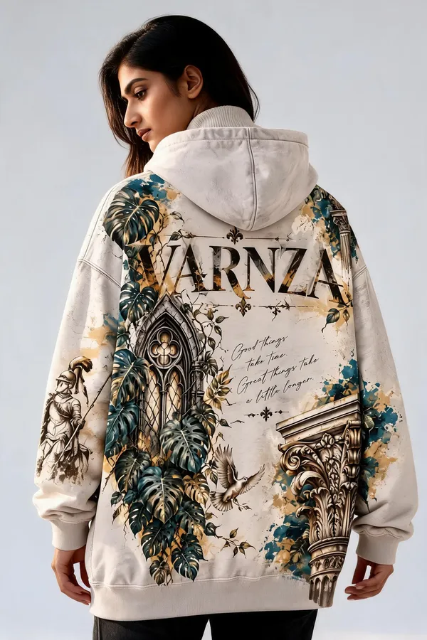 Blue_Cotton_Oversized_Graphic_Pullover_Hoodie_For_Unisex