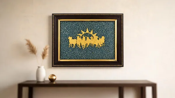 Pyrite_Seven_Running_Horses_Vastu_Feng_Shui_Frame
