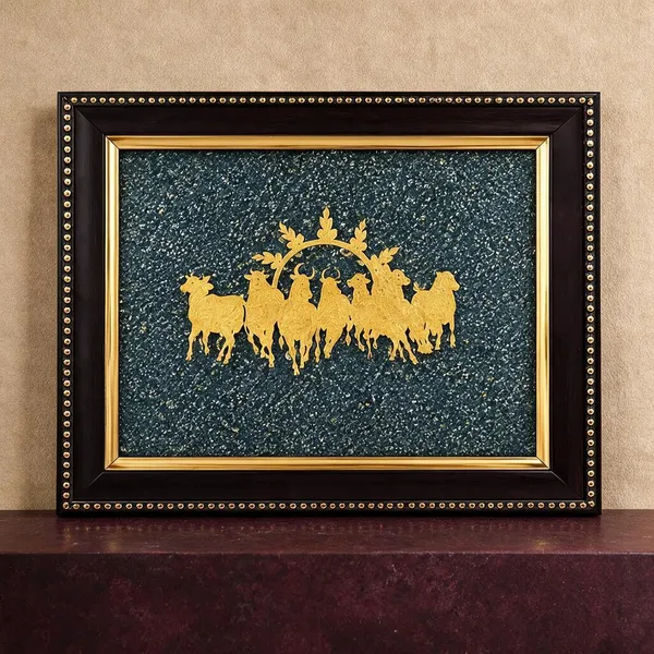 Pyrite_Seven_Running_Horses_Vastu_Feng_Shui_Frame