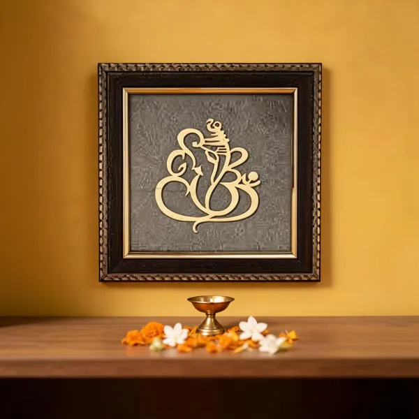 Pyrite_Shri_Kuber_Yantra_Religious_Decor_Frame