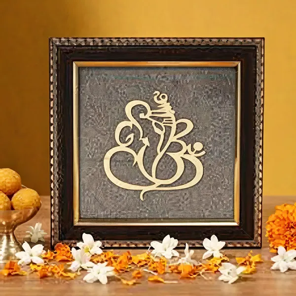 Pyrite_Shri_Kuber_Yantra_Religious_Decor_Frame