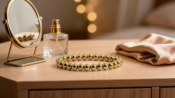Golden_Pyrite_Crystal_Bracelet_For_Unisex