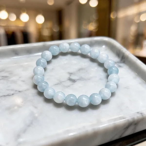 White_Moonstone_Crystal_Bracelet_For_Unisex