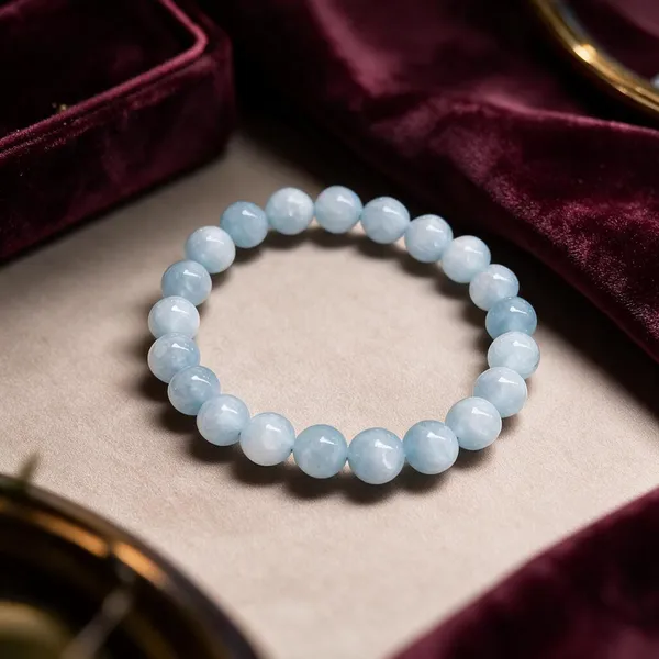 White_Moonstone_Crystal_Bracelet_For_Unisex
