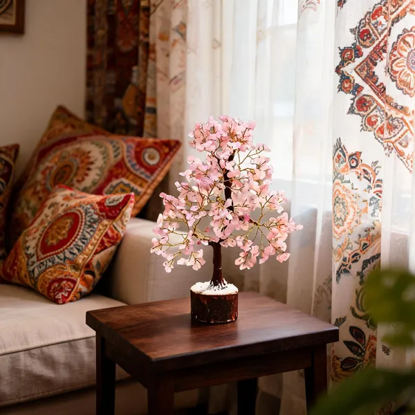 Pink_Rose_Quartz_Crystal_Tree_With_Wooden_Base