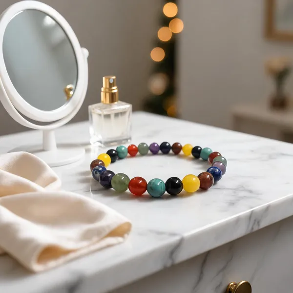 Multicolour_Seven_Chakra_Gemstone_Crystal_Bracelet_For_Unisex
