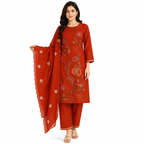 Premium_Pure_Cotton_Embroidered_Kurta_Set_With_Dupatta