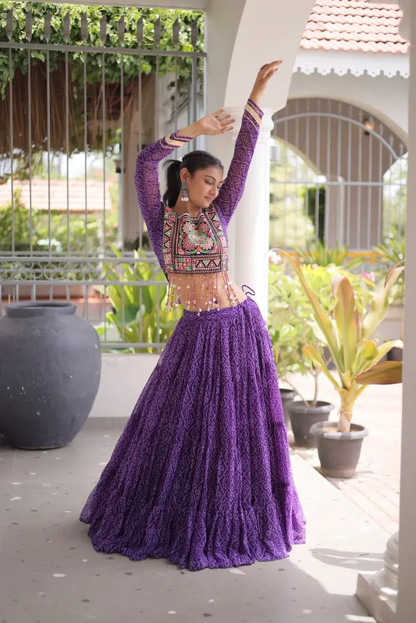 Designer_Bandhani_Lehenga_Choli_Set