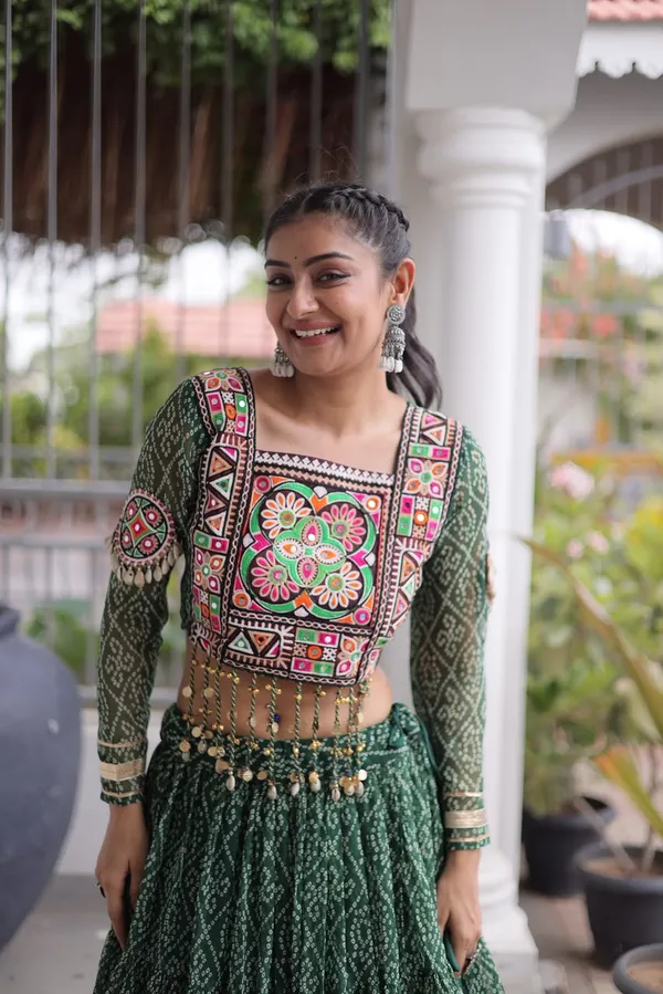 Designer_Bandhani_Lehenga_Choli_Set