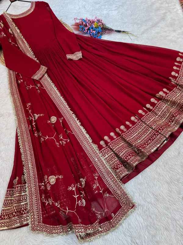 Premium_Designer_Ready_To_Wear_Gown_With_Dupatta_Zari_Sequins_Embroidery