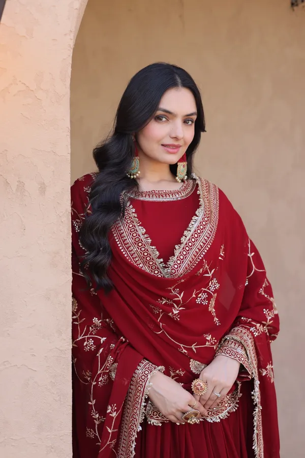 Premium_Designer_Ready_To_Wear_Gown_With_Dupatta_Zari_Sequins_Embroidery