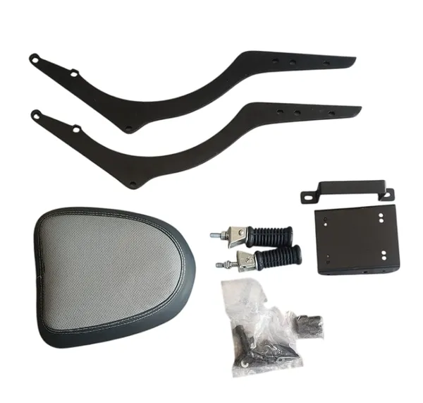 Jawa_42_Bobber_Back_Seat_with_Footrest_|_Grey_Leatherette_Pillion_Seat_|_Comfortable_Cushion_|_Durable_Metal_Base_|_Easy_Installation