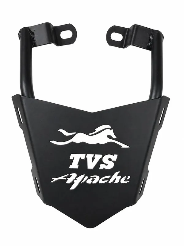 Tvs_Apache_Rtr_Rear_Luggage_Rack_Carrier_Matte_Black_Metal