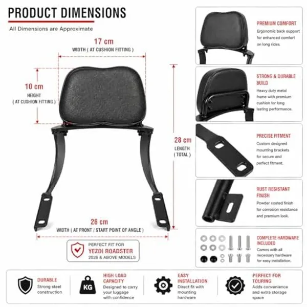 Yezdi_Roadster_Sissy_Bar_Backrest_With_Cushion_Pad_Black