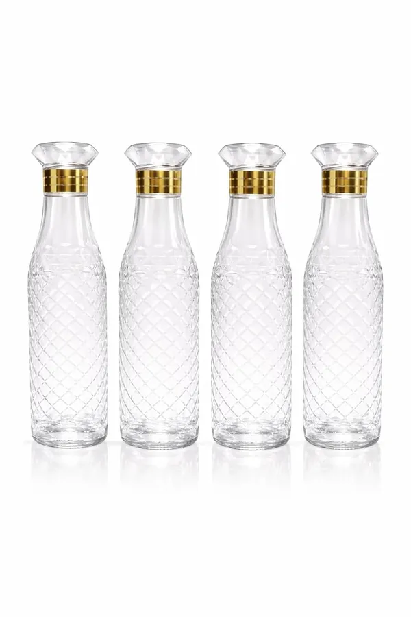 Crystal_Design_Plastic_Water_Bottle_Set_Of_4_Leakproof_Transparent_Fridge_Bottles_For_Water_Juice_Beverage_Storage