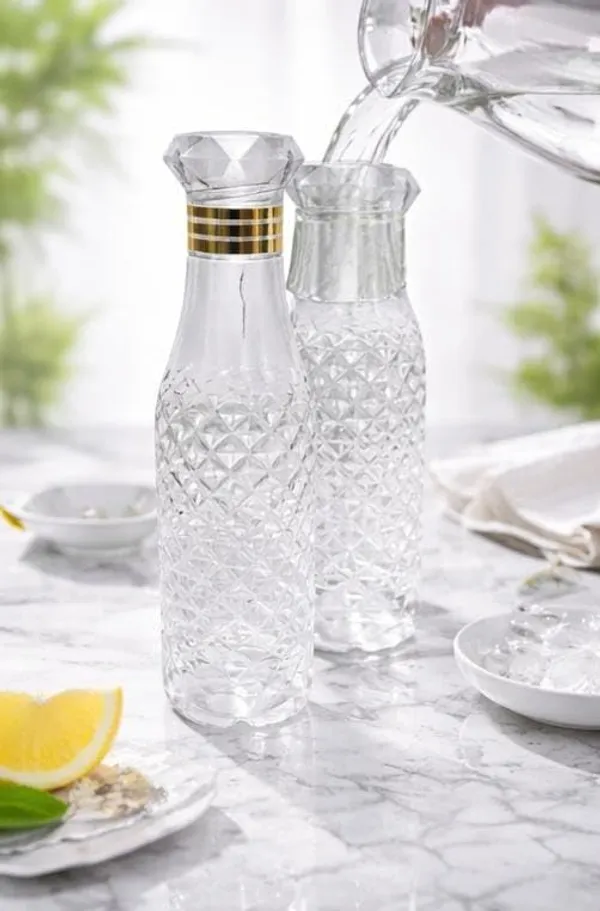 Crystal_Design_Plastic_Water_Bottle_Set_Of_4_Leakproof_Transparent_Fridge_Bottles_For_Water_Juice_Beverage_Storage