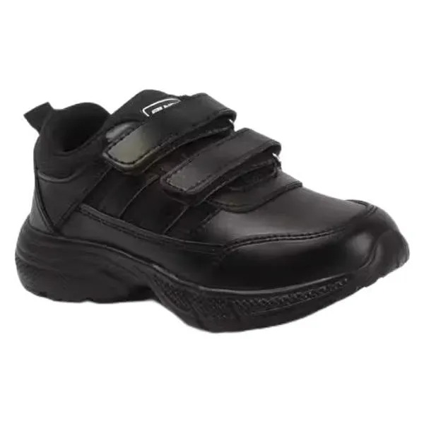 Mens_Black_School_Shoes_With_Double_Velcro_Strap_Lightweight_Comfortable_Walking_Shoes_Anti_Slip_Uniform_Shoes_For_Boys_Men