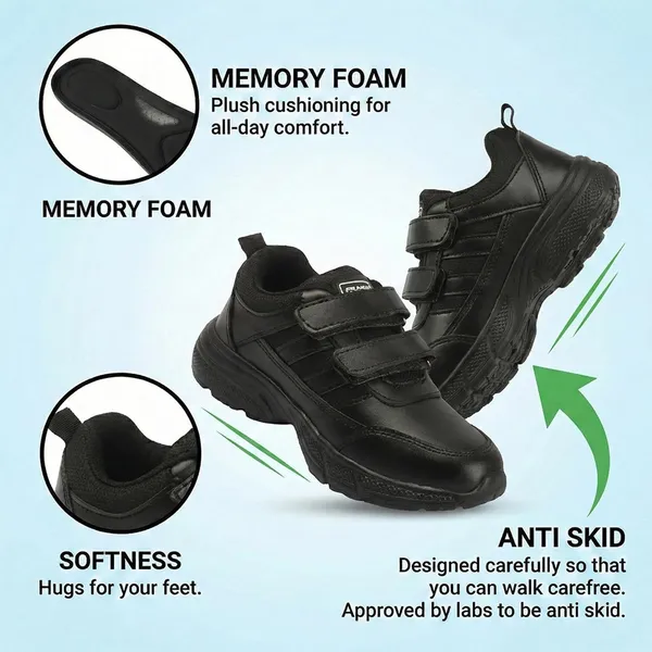 Mens_Black_School_Shoes_With_Double_Velcro_Strap_Lightweight_Comfortable_Walking_Shoes_Anti_Slip_Uniform_Shoes_For_Boys_Men