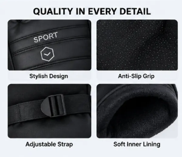 Unisex_Black_Winter_Sports_Gloves