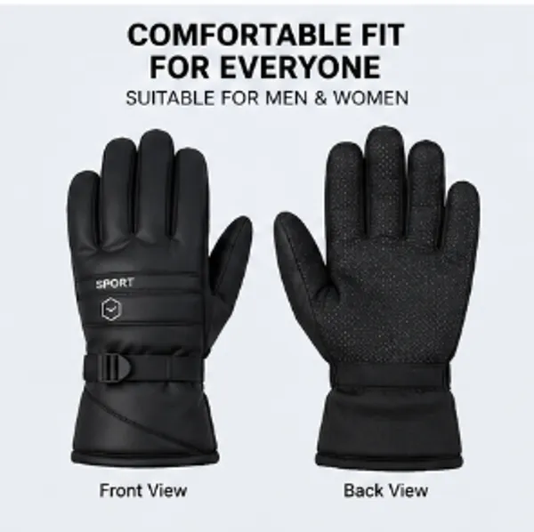 Unisex_Black_Winter_Sports_Gloves