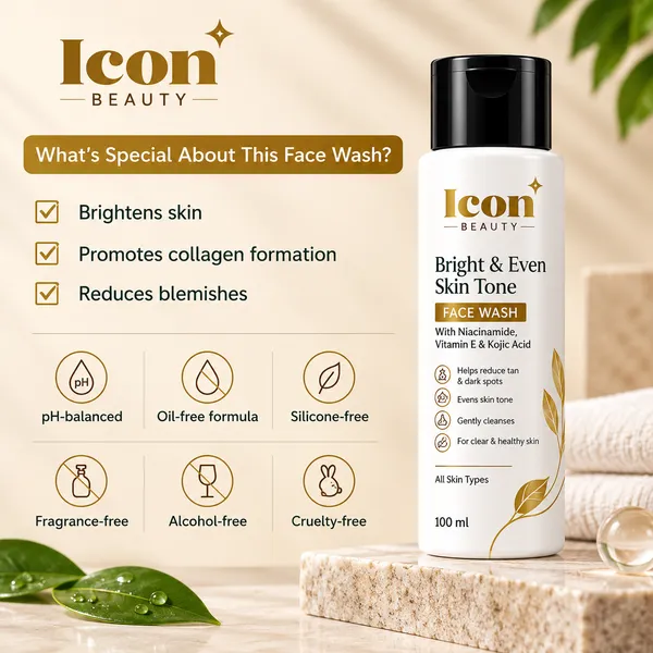 Icon_Bright_Even_Tone_Face_Wash_With_Niacinamide_Vitamin_E_And_Kojic_Acid_Buy1_Get1