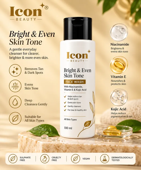 Icon_Bright_Even_Tone_Face_Wash_With_Niacinamide_Vitamin_E_And_Kojic_Acid_Buy1_Get1