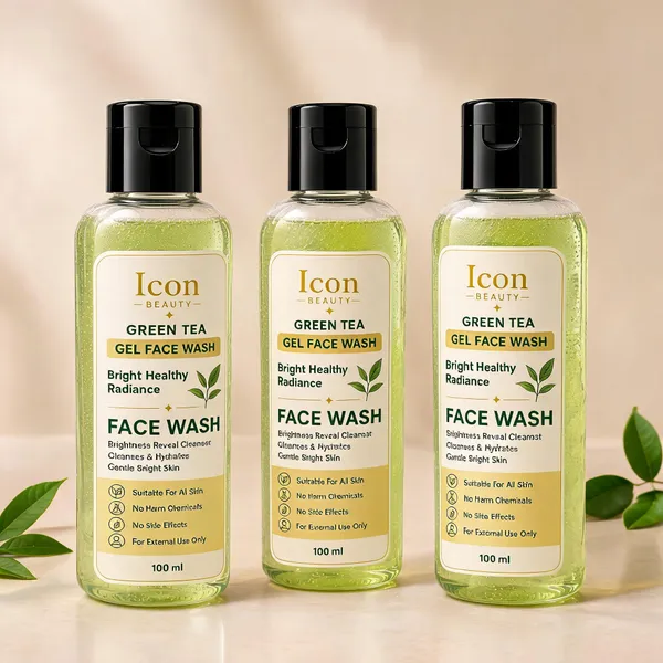 Icon_Green_Tea_Salicylic_Acid_Clarifying_Face_Wash_-_Pack_of_3